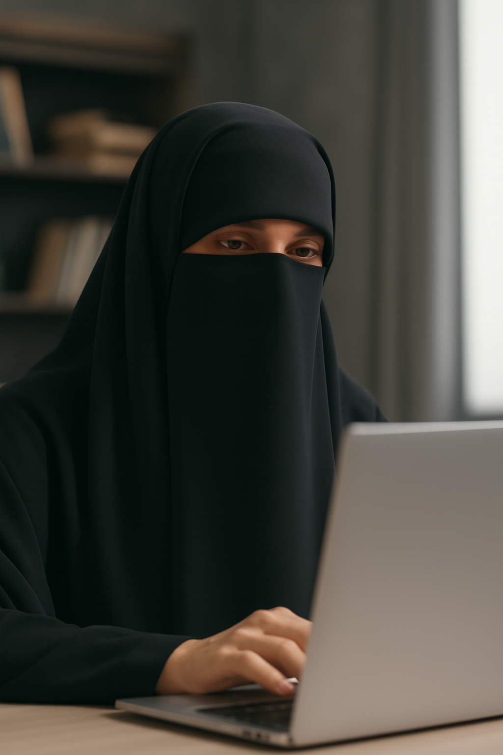 Professional portrait of Noha Salim, web developer portfolio